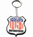 Custom soft PVC rubber keychain