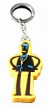 Custom soft PVC rubber keychain
