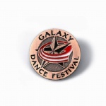 Die struck Bronze soft enamel pins