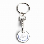 custom EUR UK token supermarket trolley coin key chain