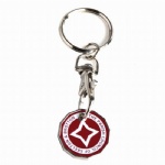 custom EUR UK token supermarket trolley coin key chain