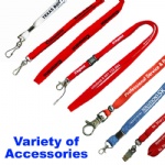 Custom tubular lanyard/ribbon
