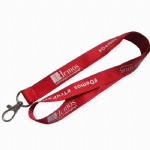 Custom printed polyester lanyard/ribbon