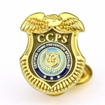 Custom metal army police badge