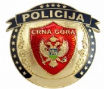 Custom metal police badges with transparent color
