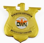 Customized DWN military badge