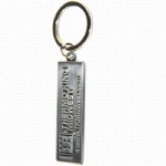 Antique plating metal keychain