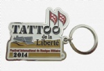 Custom soft enamel metal keychain
