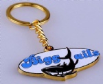 Custom soft enamel metal keychain
