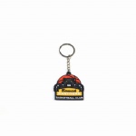 Custom soft PVC rubber keychain
